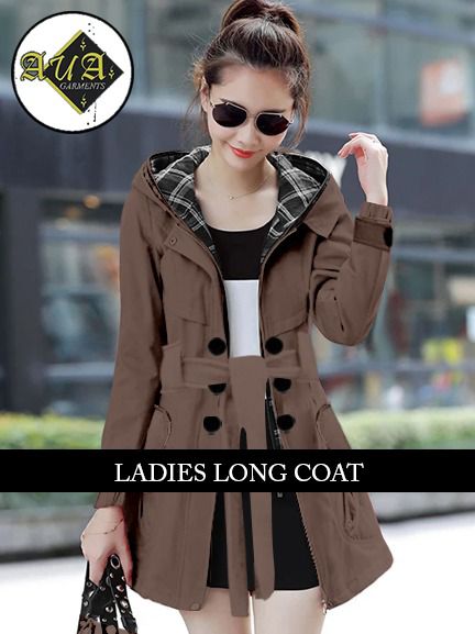 Winter Double Fleece Long Coat For Women