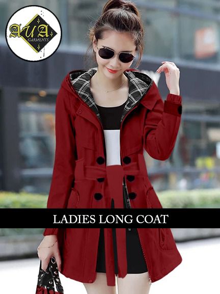 Winter Double Fleece Long Coat For Women