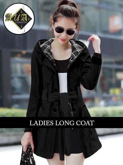 Winter Double Fleece Long Coat For Women