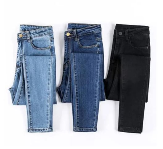 Pack of 3 Stretchable and narrow jeans for girls