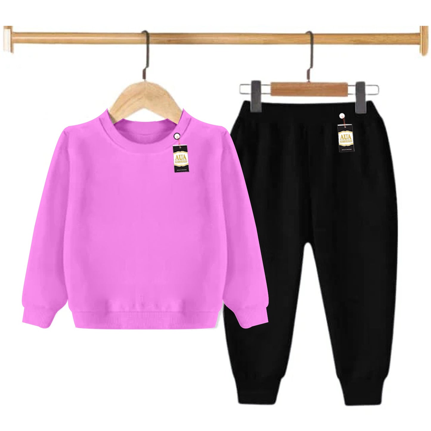 Plain Kids Tracksuit for Winter By Aua Garments (1 to 10 years)