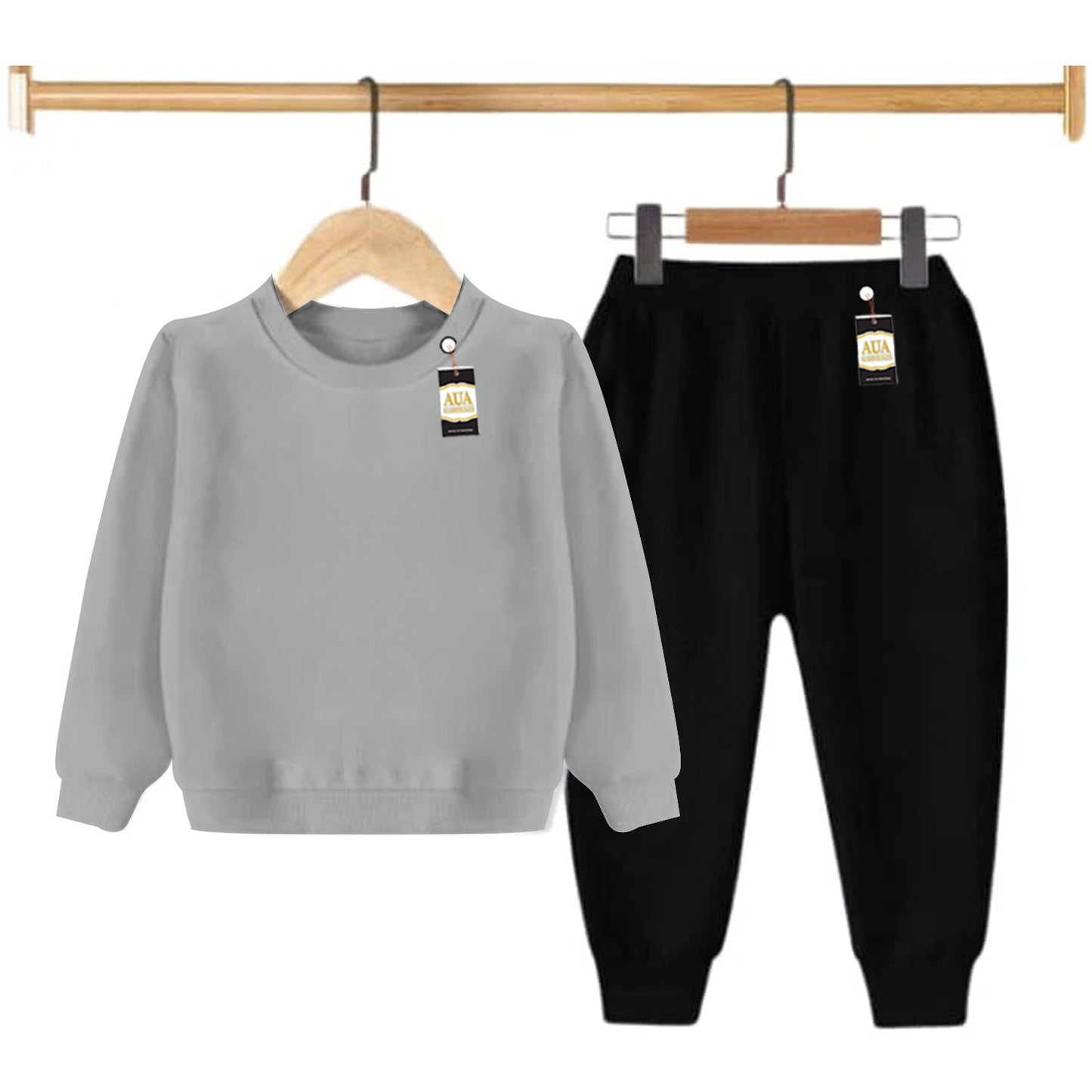 Plain Kids Tracksuit for Winter By Aua Garments (1 to 10 years)