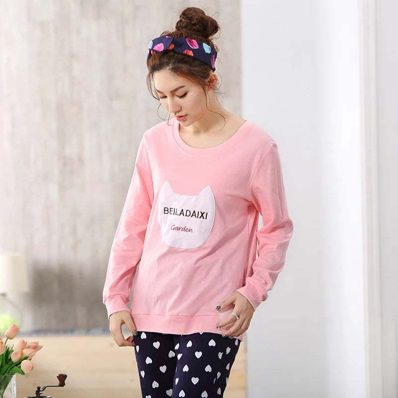 Printed Cotton Ladies Sleep Dress Night Wear with Shirt and Trouser | Whole Ladies Night Suit for Girls and Women’s