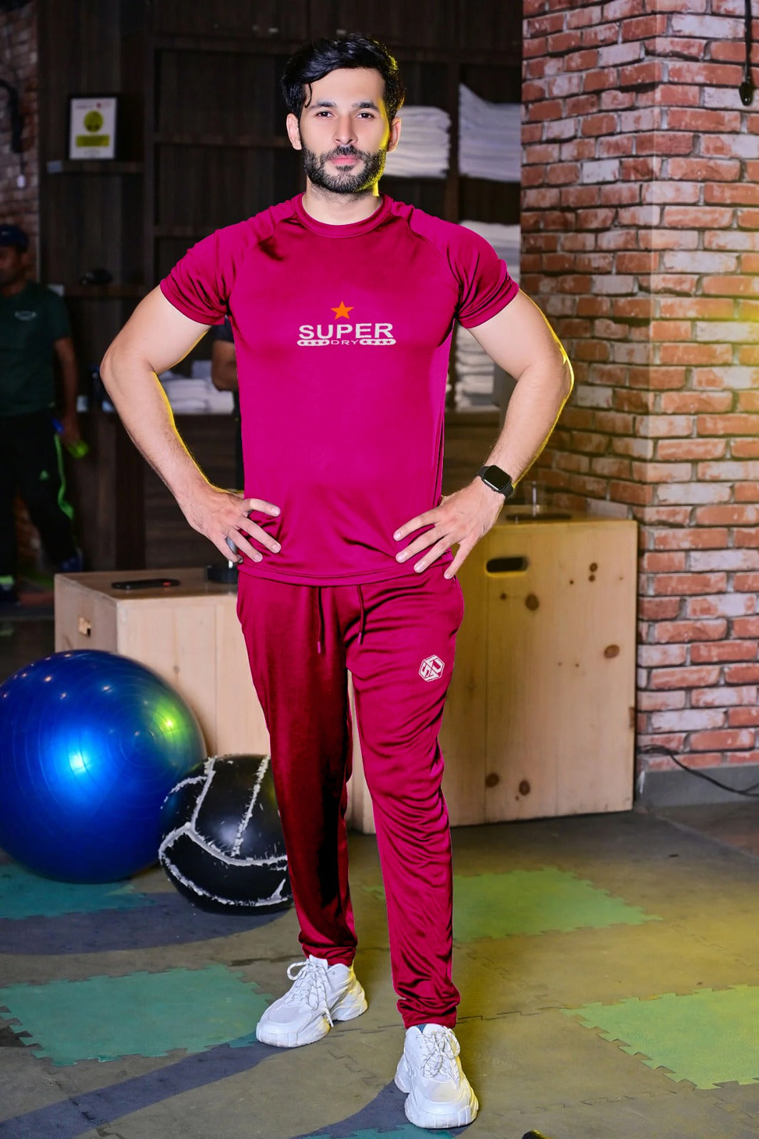 Pack Of 2 Tracksuit For Men's (T-Shirt+Trouser)